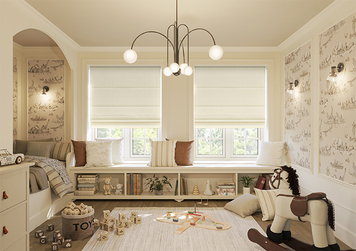 Rhea, Meringue - Roman Blind - Image 8